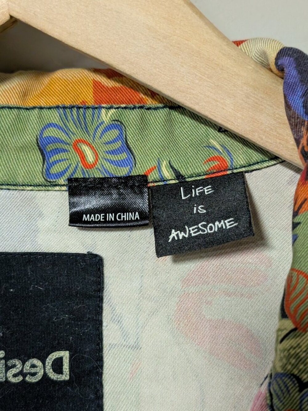 Desigual Patchwork Jacket Size Medium Boho Floral Unique Shacket Artsy - Picture 5 of 11
